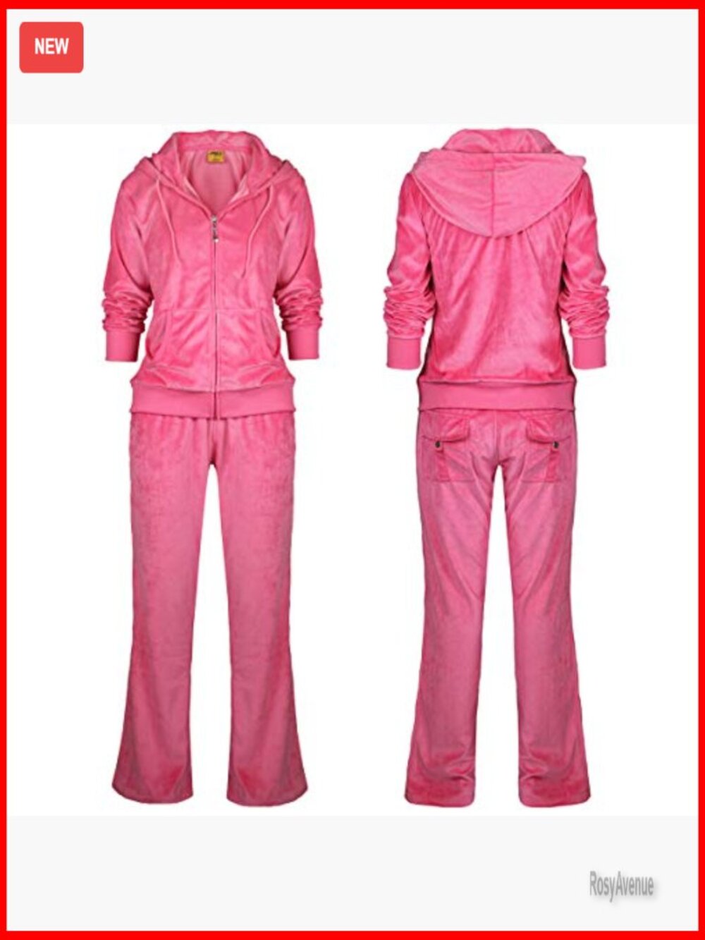 Women's Tracksuit Set 2 Piece Sweatsuit Velour Lounge Jogging Suit - Picture 4 of 7